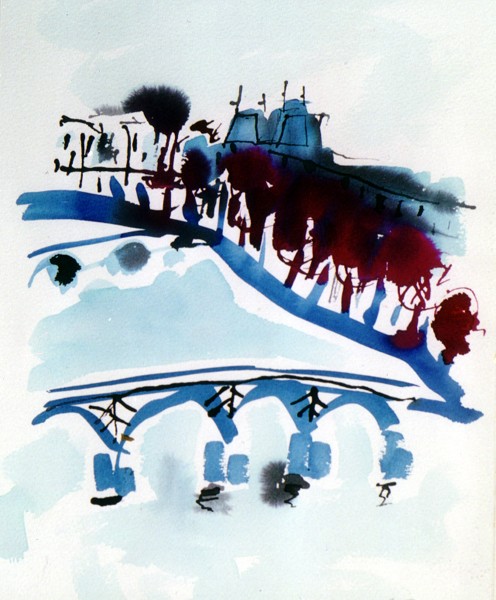 Pont des arts – encres